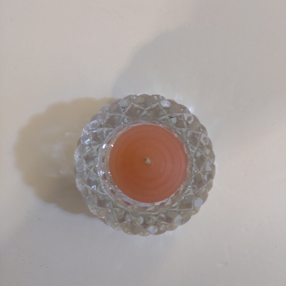 Coty Leffleur Crystal Candle Holder With A Fragrance Candle - Picture 10 of 12